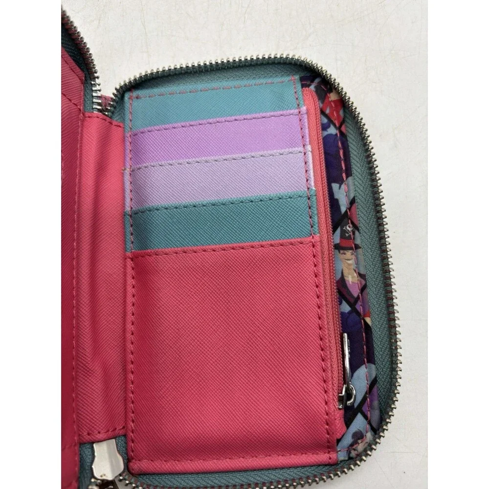 Loungefly Disney Villains Queen Zip Around Wallet Card Holder